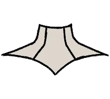 Widow's Peak Collar art
