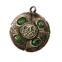 Viridian Amber Medallion