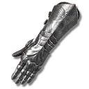 Silver Grooved Gauntlets