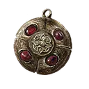 Crimson Amber Medallion