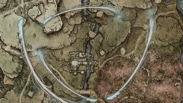 Elden Ring Nightreign map: Rotted Woods