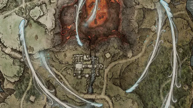 Elden Ring Nightreign map: The Crater