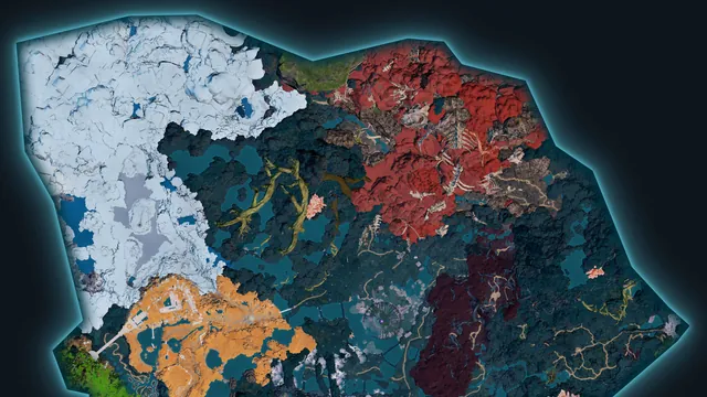 Palworld map: The World Tree
