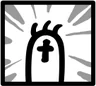 Melee Attack / Heal icon