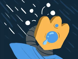 Hailstorm art
